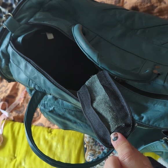 Leather duffle bag or rucksack - Picture 7 of 10